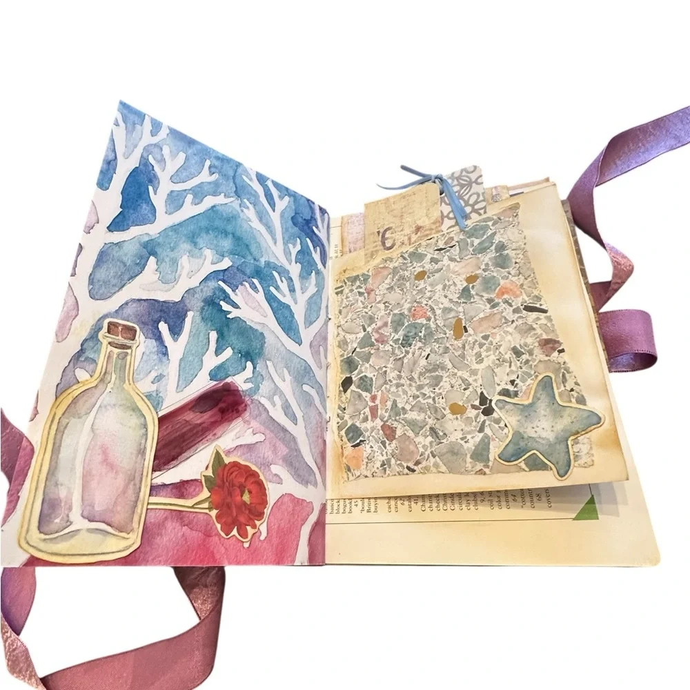 Handmade Under the Sea Mermaid Junk Journal